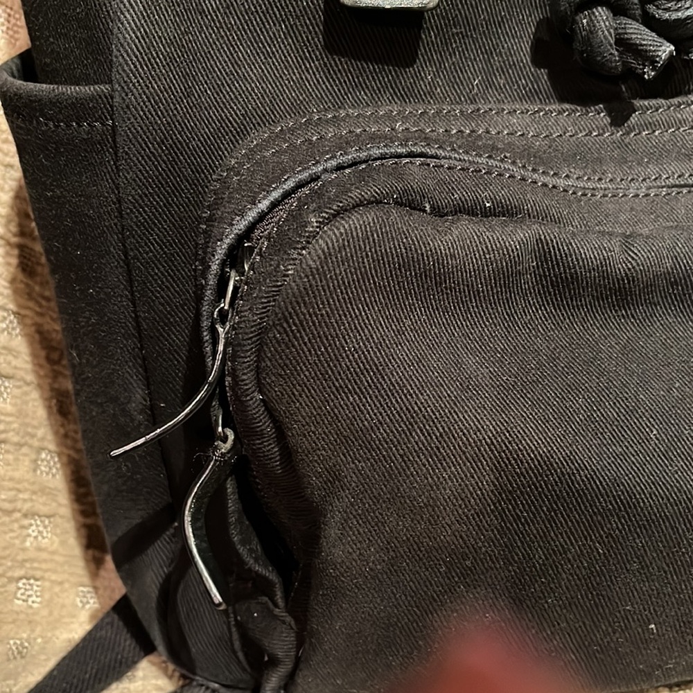Black, Everlane Drawstring, Backpack - image 3